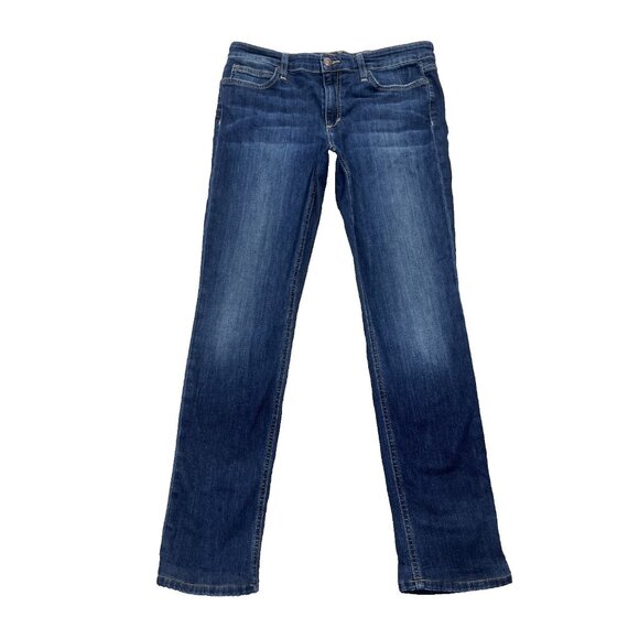 Joe's Jeans Denim - Women's Joe's Jeans Dark Wash Mid Rise Skinny Cotton Blend Denim Size 31